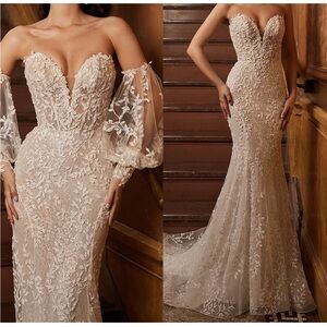 BRAND NEW UNALTERED WEDDING DRESS